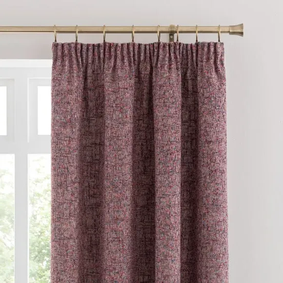 Pencil Pleat Curtains - Multicolor, Chenille