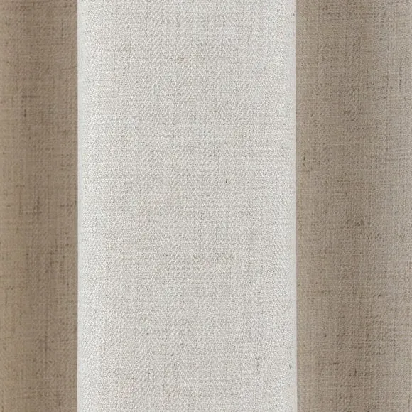 Pencil Pleat Curtains with Eyelets - Ecru