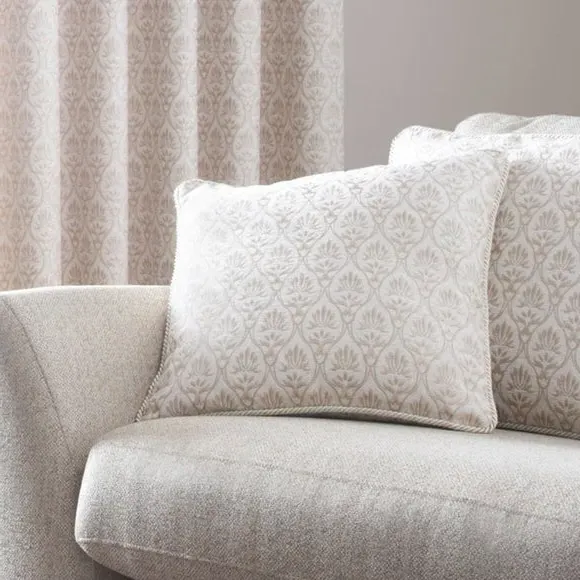 Pencil Pleat Curtains with Lining - Cream