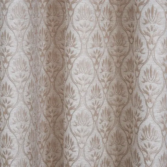 Pencil Pleat Curtains with Lining - Cream