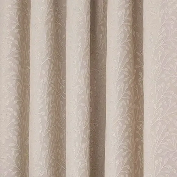 Pencil Pleat Curtains with Lining - Pearl