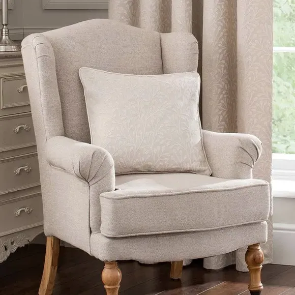 Pencil Pleat Curtains with Lining - Pearl