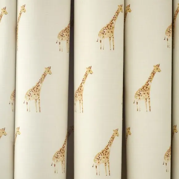 Pencil Pleat Curtains with Thermal Lining - Natural