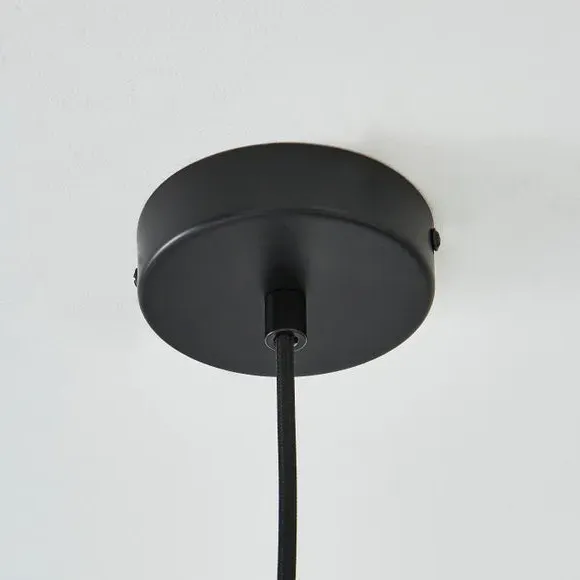 Pendant Ceiling Light Cable - Black, Metal
