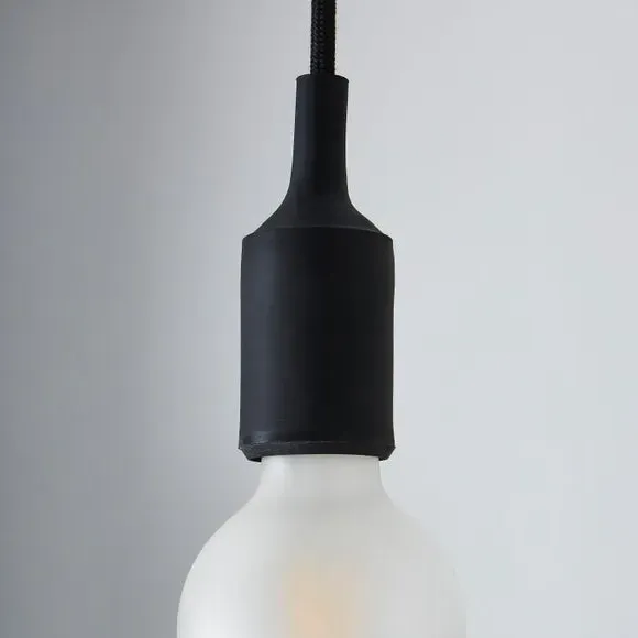 Pendant Ceiling Light with Flex Cable - Black