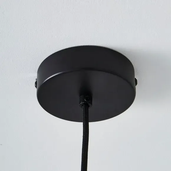Pendant Ceiling Light with Flex Cable - Black