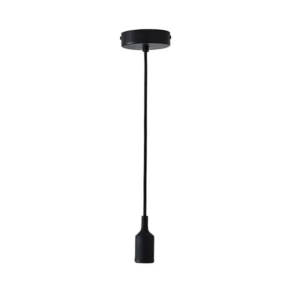 Pendant Ceiling Light with Flex Cable - Black