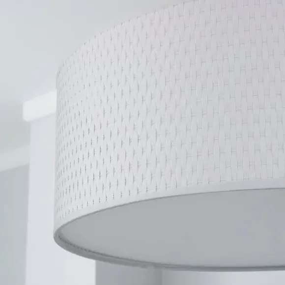 Pendant Lamp Shade with Diffuser - White, Paper