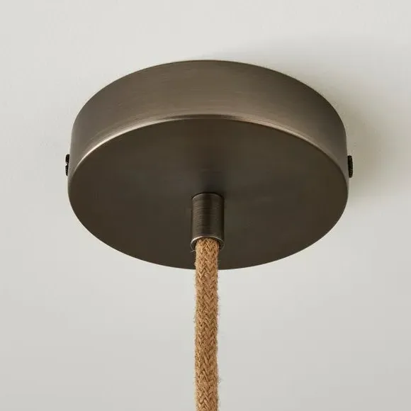 Pendant Light Cable - Silver, Jute