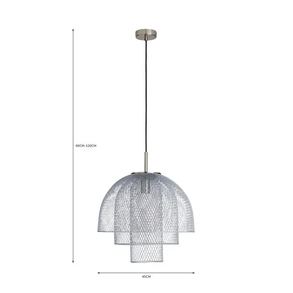 Pendant Light Extendable - Silver