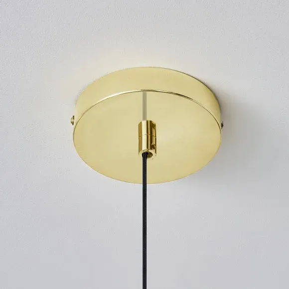 Pendant Light with Metal Cage - Black, Steel