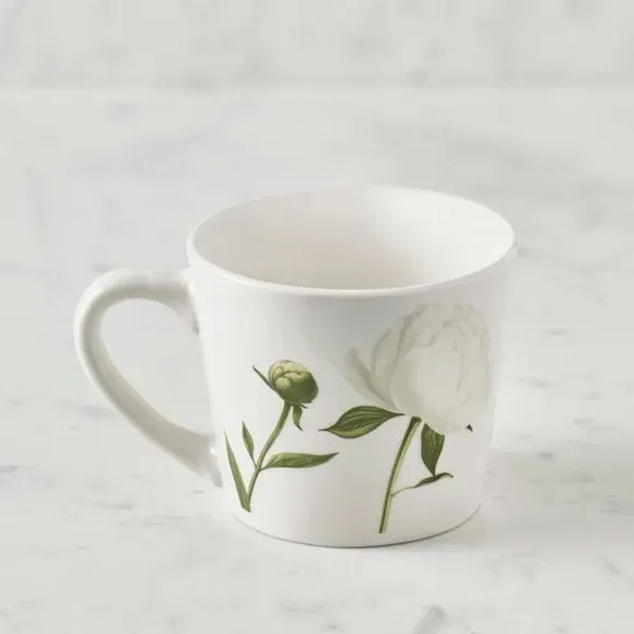Peony Mug - Cream, Porcelain image