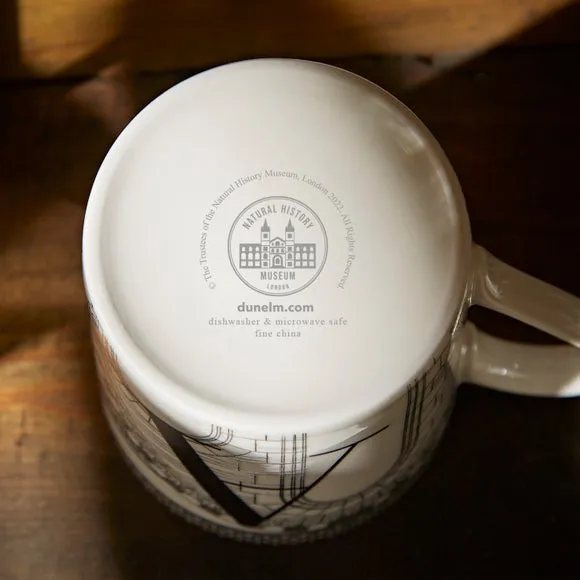 Personalised Monogram Mug - Black/White, China