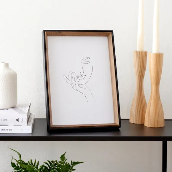 Photo Frame - Natural, Black