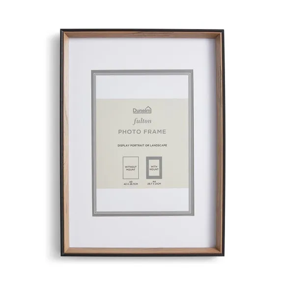 Photo Frame - Natural, Black