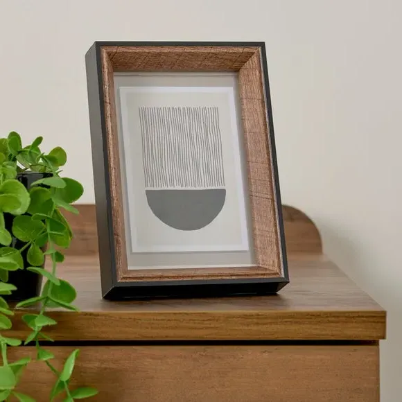 Photo Frame - Natural, Black image
