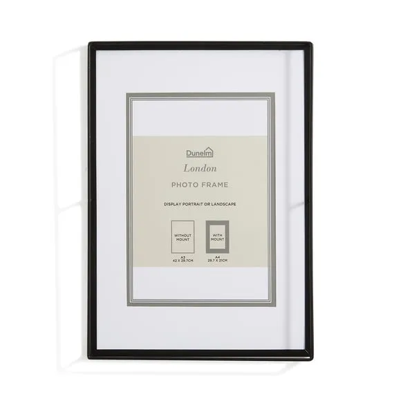 Photo Frame with Polished Finish - Black