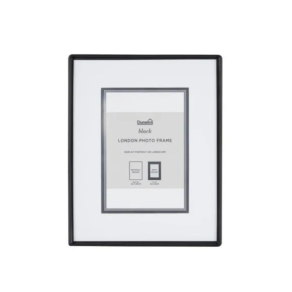 Photo Frame with Polished Finish - Black