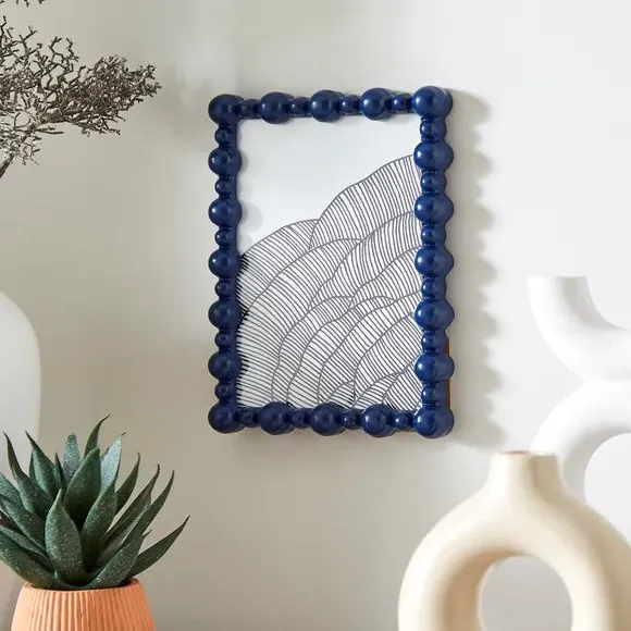 Photo Frame with Retro Design - Navy