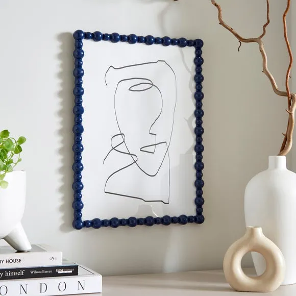 Photo Frame with Retro Design - Navy