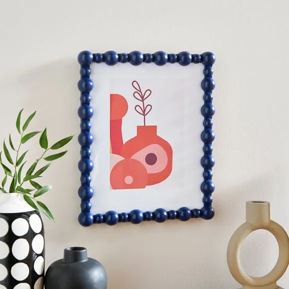 Photo Frame with Retro Design - Navy