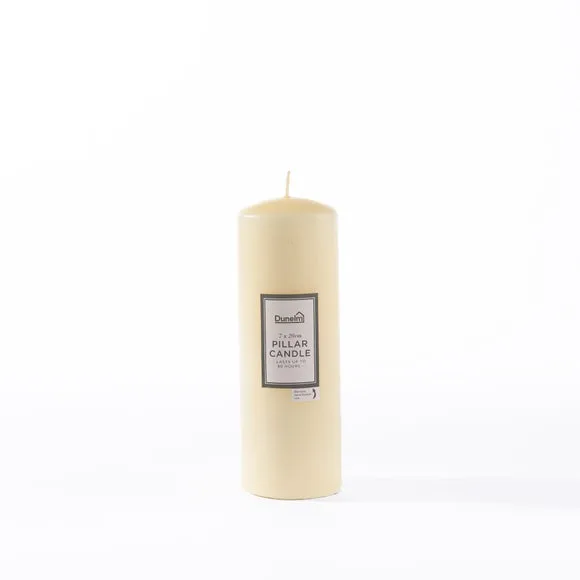 Pillar Candle Unfragranced - Cream, Wax