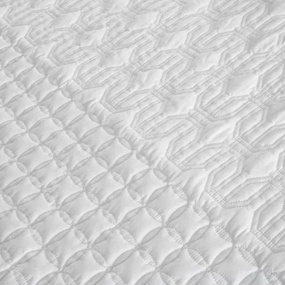 Pinsonic Bedspread - White, Polycotton