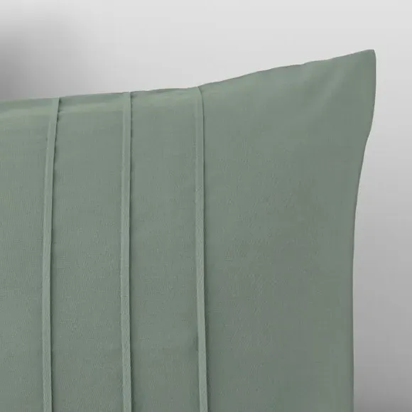Pintuck Duvet Cover & Pillowcase Set - Sage