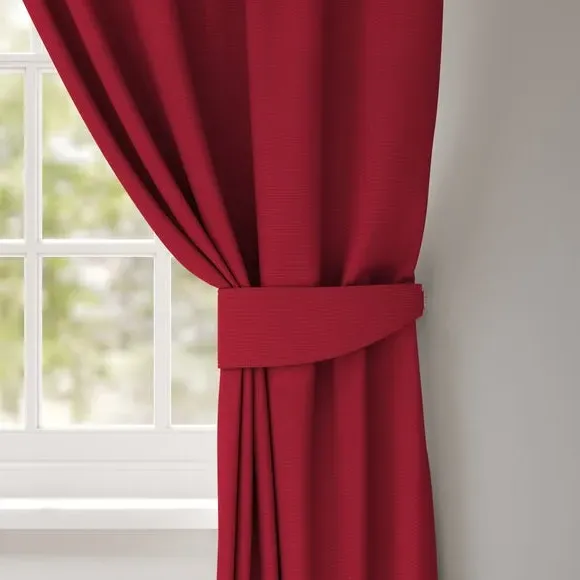 Plain Curtain Tieback - Bordeaux, Cotton image