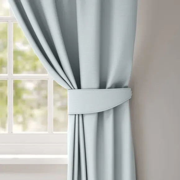 Plain Curtain Tieback - Duck Egg, Cotton