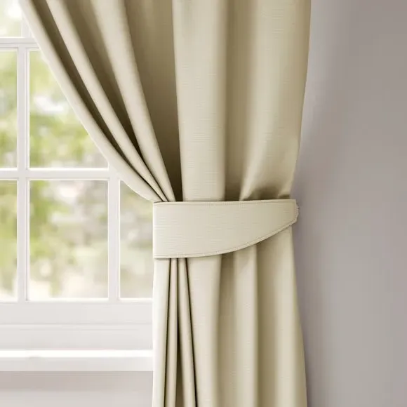 Plain Curtain Tieback - Natural, Cotton