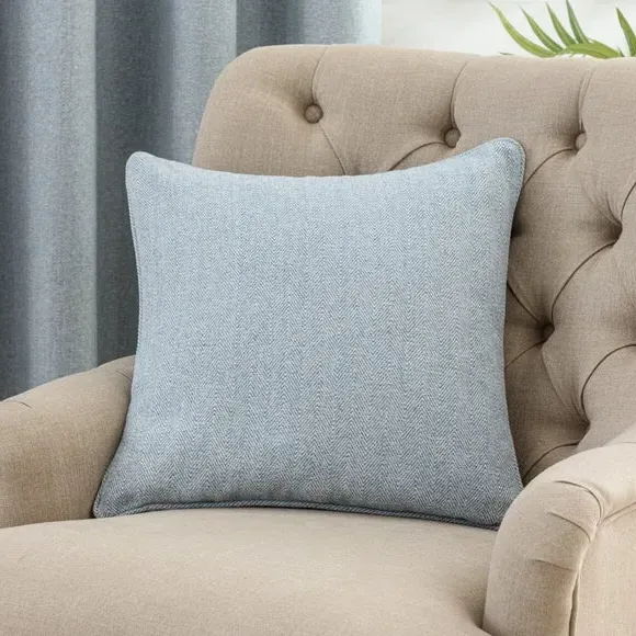 Plain Cushion - Blue, Recycled Content image