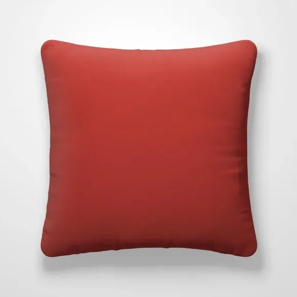 Plain Cushion Cover - Grapefruit, Cotton