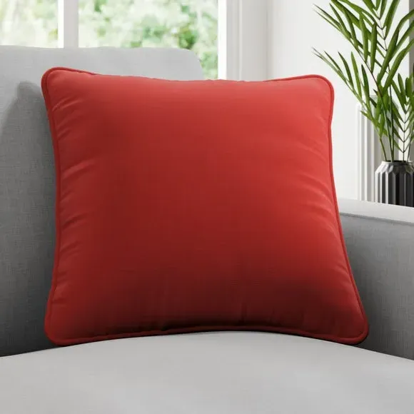 Plain Cushion Cover - Grapefruit, Cotton