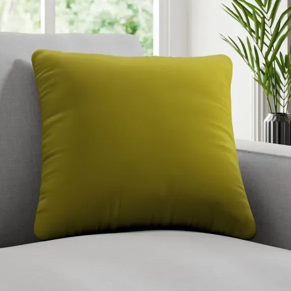 Plain Cushion Cover - Pistachio, Cotton
