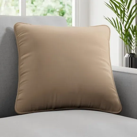 Plain Cushion Cover - Putty, Cotton