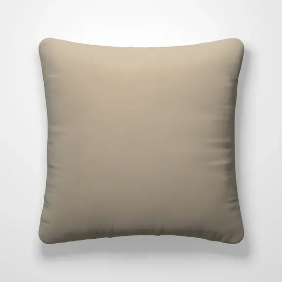 Plain Cushion Cover - Taupe, Cotton
