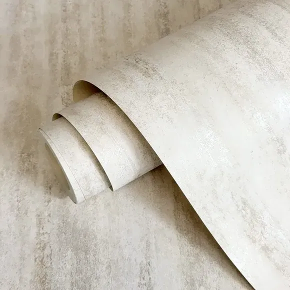 Plain Textured Wallpaper - Natural