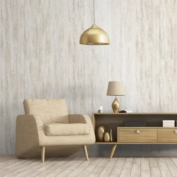 Plain Textured Wallpaper - Natural