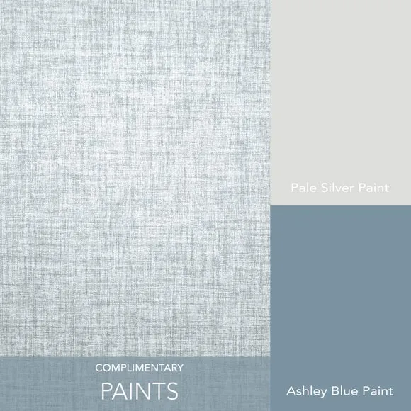 Plain Wallpaper with Pearlescent Highlights - Blue