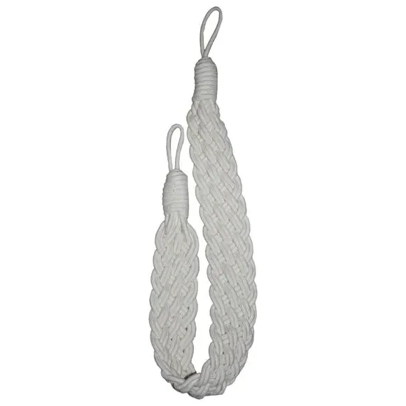 Plaited Curtain Tieback - Natural, Cotton image
