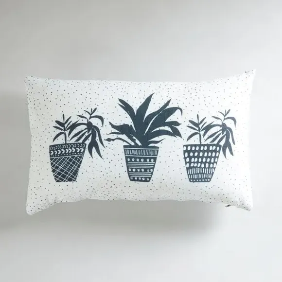 Plant Pot Cushion - Multicolor, Polyester
