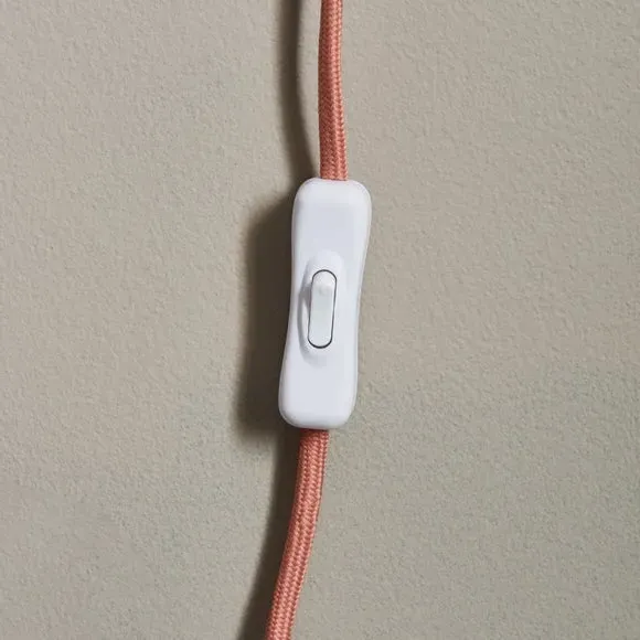Plug In Wall Light - Clay, Metal