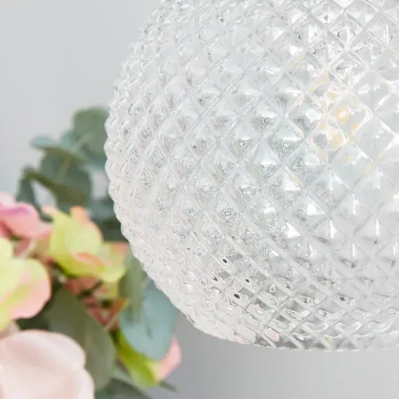Plug-In Wall Light - Clear, Gold Finish
