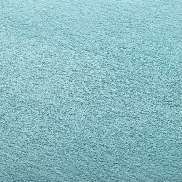 Plush Area Rug - Aqua, Polyester