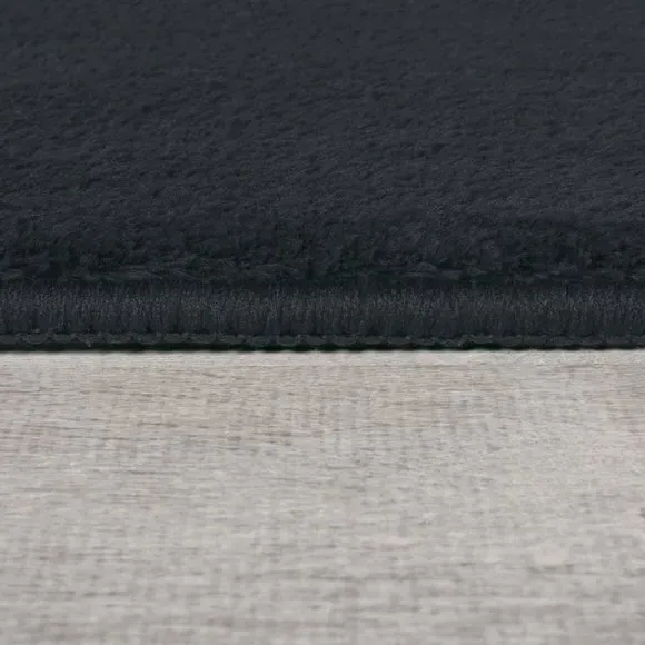 Plush Area Rug - Graphite, Polyester