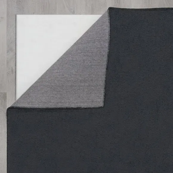 Plush Area Rug - Graphite, Polyester