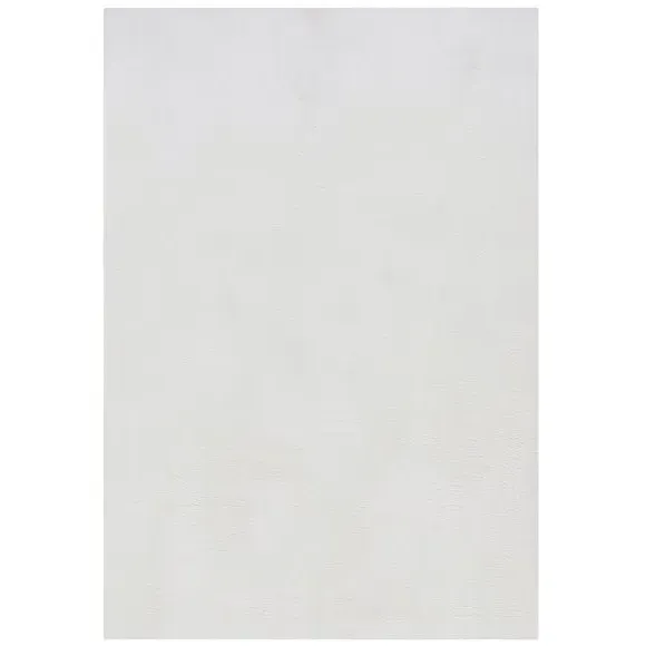 Plush Area Rug - Ivory, Polyester
