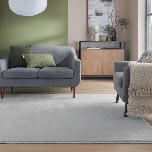 Plush Area Rug - Stone, Polyester