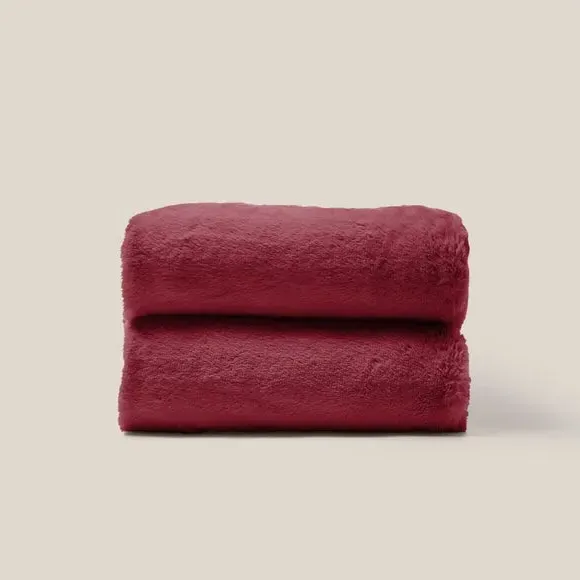 Plush Throw Blanket - Redwood